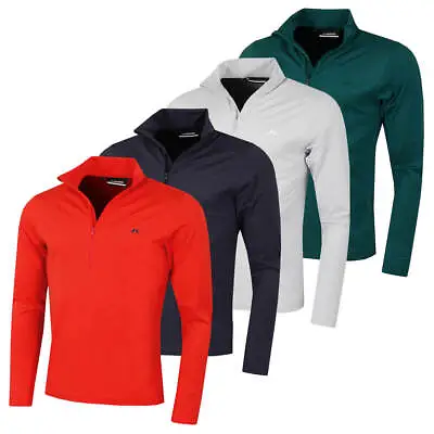 J.Lindeberg Mens Luke Half Zip Midlayer Active Sweater 44% OFF RRP • £55.99