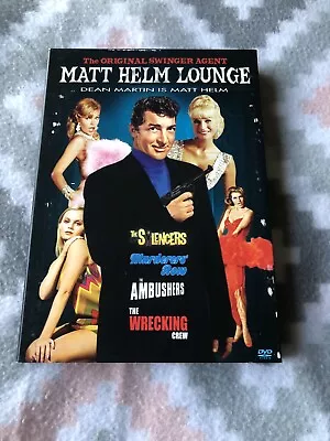 Matt Helm Lounge (Silencers/Wrecking Crew/Ambushers/Murderers Row)RARE OOP DVD • $72.99