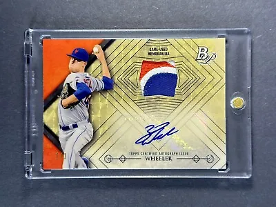 2014 Bowman Platinum Zack Wheeler TRUE 1/1 SUPERFRACTOR 1 Of 1 Patch Auto G/U • $550