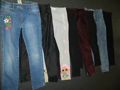 Girls Leggings Clothes Bundle Age 8/9 Years Slim Fit GOOD CONDITION • £8