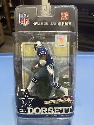 2010 Tony Dorsett McFarlane 6” Figure NFL Legends Dallas Cowboys CL Chase #439 • $140