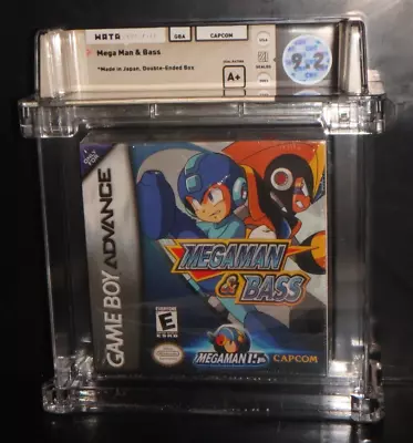 Nintendo Game Boy Advance GBA - Mega Man & Bass - Sealed Graded WATA 9.2 • $1076.46
