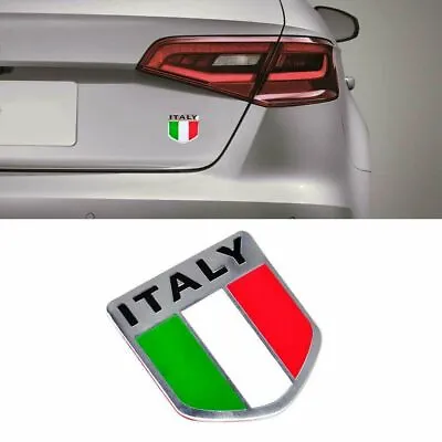 3D Metal ITALY Italian Flag Car Sticker Emblem Badge Decal Auto Accessories DIY • $2.87