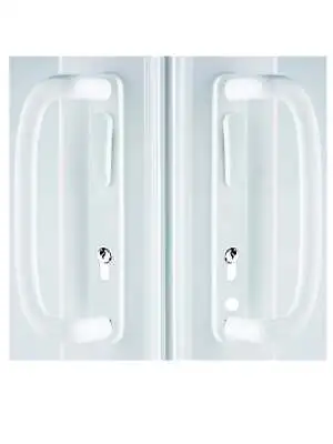 Mila Inline Patio Door Handle Pair 109mm Screw Fix X3 Colours • £34.97