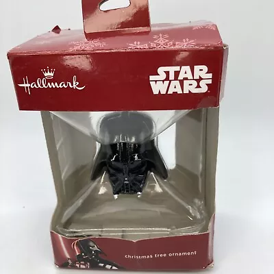 Hallmark Disney  Star Wars Darth Vader Helmet Christmas Tree Ornament 2017 • £12.54