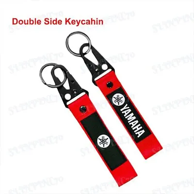 New Keychain Metal Backpack Key Ring Hook Strap Lanyard Nylon For YAMAHA Bike • $8.50