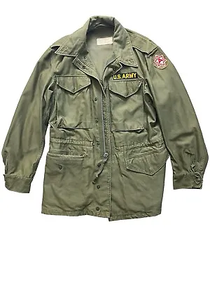 M-1951 Field Coat Jacket Mens 1961 Olive Green True Vintage • $116