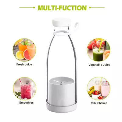 Portable Electric Mini Blender Mixer Shaker Bottle USB Rechargeable Fitness HOT • £9.99