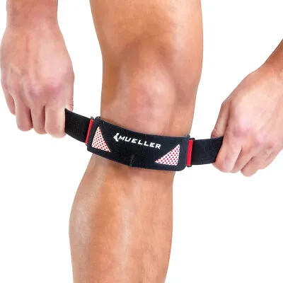 Mueller Sports Medicine Advanced Patella Strap - Black/Red • $24.50