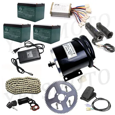 36V 800W Brush Motor Controller/Foot Pedal/Grips/Wiring Loom For E-bike Go Carts • $369.09