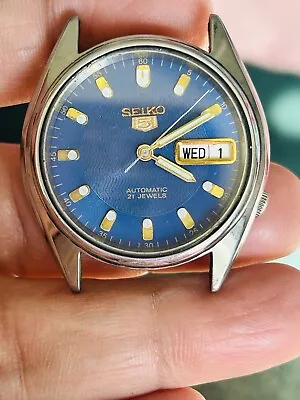 Seiko 5 Automatic  21 Jewels  Japan Made  Watch Working Condition • £45