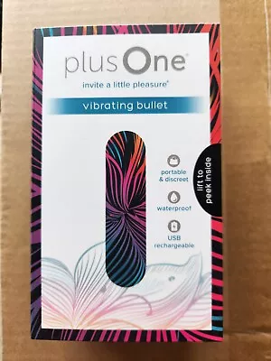 Plus One Vibrating Messaging Bullet  Fully Waterproof With Finger Sleeve • $9.85