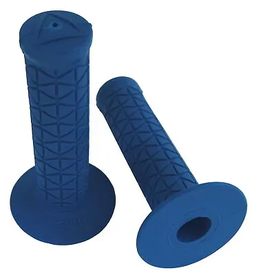 AME Old School BMX Bicycle Grips - TRI - BLUE • $18.99