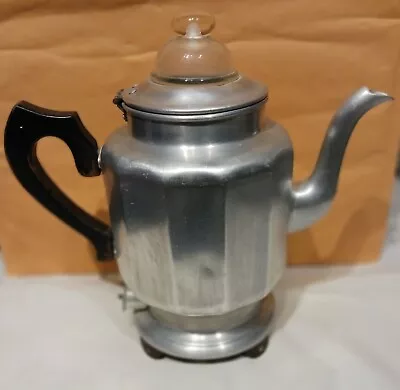 M85 Antique 1916 MONTGOMERY WARD Royal Rochester Percolator Coffee Pot For Parts • $14.99