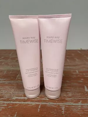 2-Mary Kay Timewise Age Minimize 3D 4 In 1 Cleanser Combination To Oily • $31.96