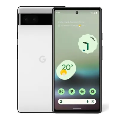 Google Pixel 6a 5G (Dual SIM ESIM 128GB/6GB) - Chalk White • $489