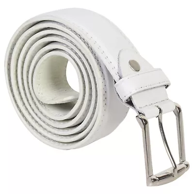 Men’s Full Grain Leather Belts XXXL Size Genuine Casual Belt 1.5inch Width USA • $12.99