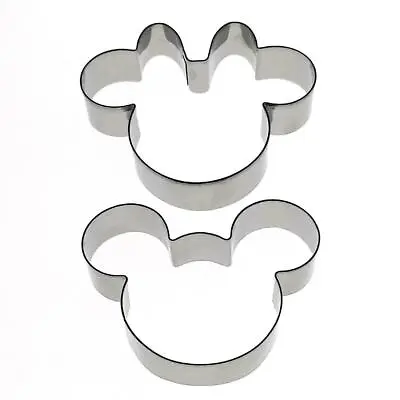 Mickey Minnie Mouse Metal Cookie Cutter Set • $10.50