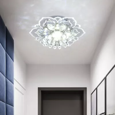 20cm 9W Modern Crystal LED Ceiling Light Fixture Hallway Pendant Lamp ChandY^ QM • $31.27