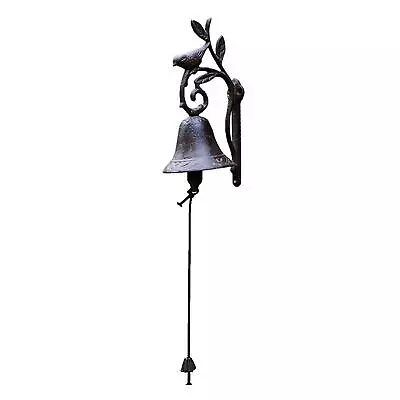 Cast Iron Bird Doorbell Cast Iron Dinner Bell Retro Style Outside Entry Door • $51.21