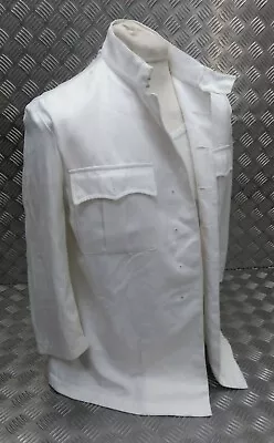 RAF No11 Jacket British Air Force White Dress Uniform Tunic No Buttons Marked • £38.24