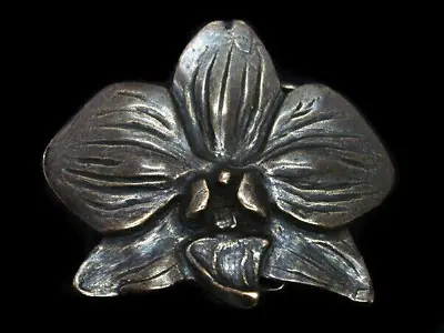 Td01101 Really Cool Cut-out **flower** Art Fashion Brasstone Belt Buckle • $20