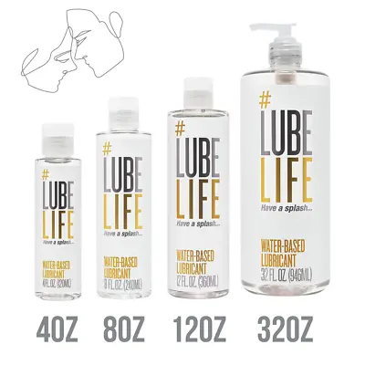#Lubelife Water Based Personal Lubricant Sex Lube For Men Women & Couples • $14.99
