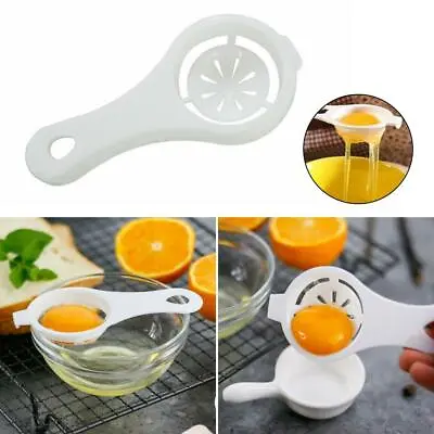 Egg White Yolk Separator Tool Baking Cooking Sieve Separator • £1.89