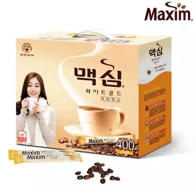 Korean Instant Coffee Mix Maxim White Gold 400 Sticks • $221.33