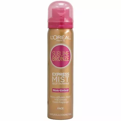 L'Oreal Sublime Bronze Express Pro Self Tanning Dry Mist For Face • £7.29