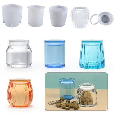 $18.99 • Buy 1 Set Sealed Bottle Silicone Mold Casting Resin Craft Making Glass Jar Jewellery