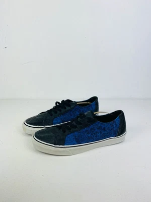 £199.99 • Buy Vans X Metallica Roberto Trujillo Blue Canvas Leather Aztec Trainers UK 10.5