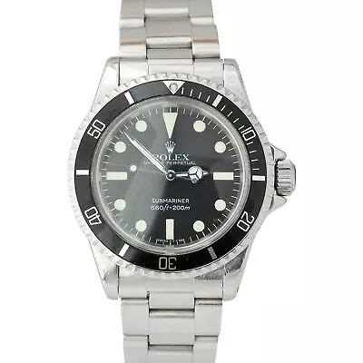 Vintage 1982 PAPERS Rolex Submariner 6.1x MAXI Dial MKIV MK4 Watch 5513 B+P • $13493.48