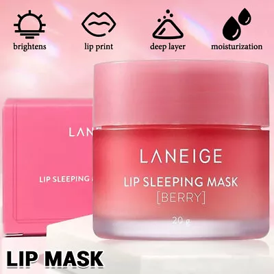 1/2/3 PCS Laneige Lip Sleeping Mask Balm Berry 20g - Brand New UK • £11.97