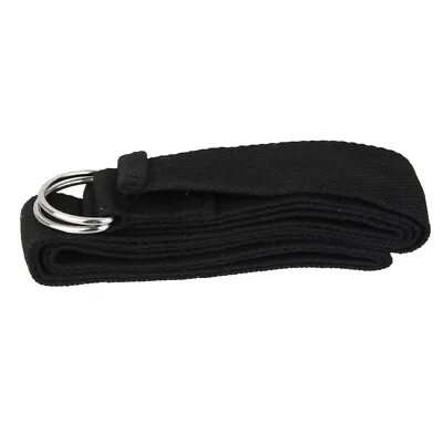 D - Ring Yoga Strap Fitness Stretching Belt Holding Positions Flexibility New • £3.39