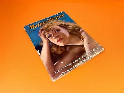 Motion Picture Magazine No. 6 (1932) - Vintage Hollywood Greta Garbo Cover Htf • $35