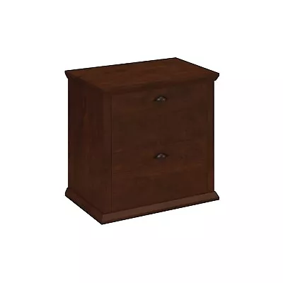 Bush Furniture Yorktown Lateral File Cabinet Antique Cherry WC40380-03 • $377.95