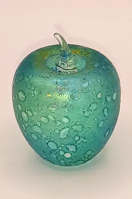 £25 • Buy Heron Glass Green Hand Crafted Apple - 6cm - Gift Box - Made In Cumbria, UK