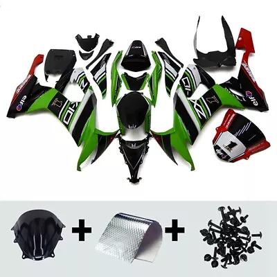 Green Black Red Fairings For Kawasaki Ninja ZX10R ZX-10R 2008 2009 2010 Bodywork • $439.95