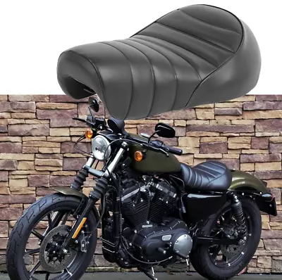 Front Rider Driver Solo Seat For Harley Sportster XL 883 1200 72 48 1983-2003 • $65.28