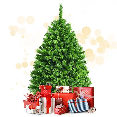 Topbuy Flocked Christmas Tree In Green Color 4.5FT/6.5FT/7.5FT Verdant • $69.95