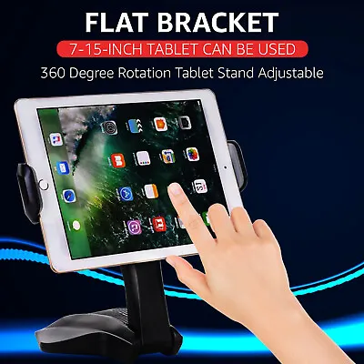 New 360 Swivel Portable Tablet Holder Stand 7-15  Inch Support Fits IPad UK • £10.44