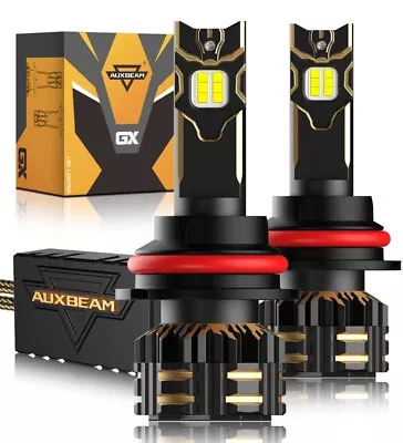 AUXBEAM GX 9007 HB5 LED Headlight Bulb Conversion Kit High Low Beam 6000K CANBUS • $99.99