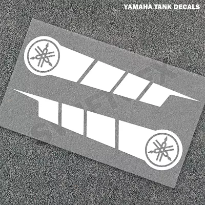 2 X Yamaha Tank Vinyl Decals Sticker Kit Motorcycle MT YZ450F R1 MT10 R7 Fairing • £3.99