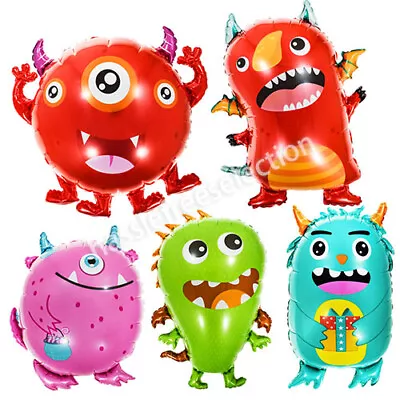 New Monster Cartoon Alien Foil Balloon Party Shower Birthday Large Wedding Decor • $4.99