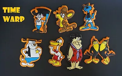 Vtg 70's Puffy 3  Magnets Heckle & Jeckle Flintstones Deputy Dawg • $40