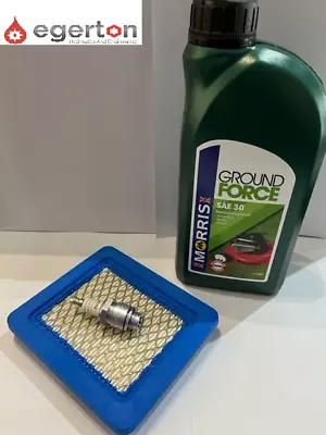 £17.49 • Buy Hayter Harrier 48 Service Kit. Air Filter Spark Plug & Engine Oil B&S Quantum