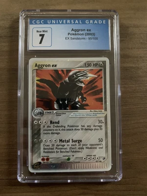 $0.99 • Buy 2003 Pokemon Aggron Ex EX Sandstorm 95/100 CGC 7