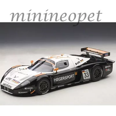 AUTOart 81036 MASERATI MC12 FIA GT1 #33 2010 A.HEGER/A.MUELLER 1/18 WHITE BLACK • $226.90