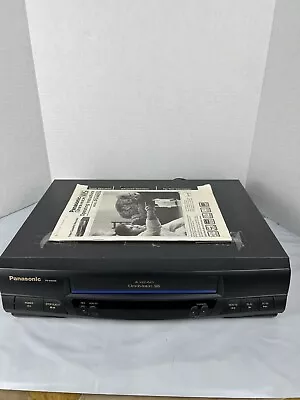 Panasonic VCR Blue Line Player PV-9405S VHS Player 4 Head Omnivision No Remote • £42.75